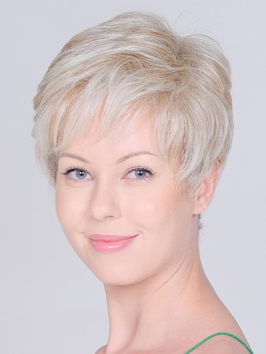 Celebrity cream beige fashion blonde wavy bob wig