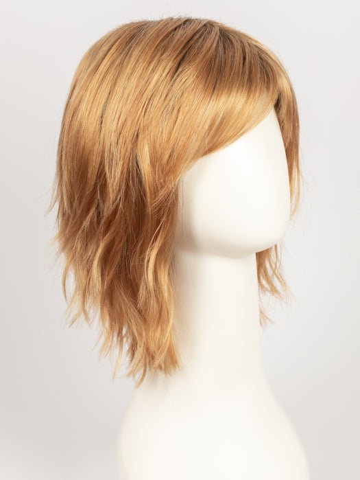 MANDARIN-ROOTED | Light Auburn and Strawberry Blonde Blend with Golden Brown Roots