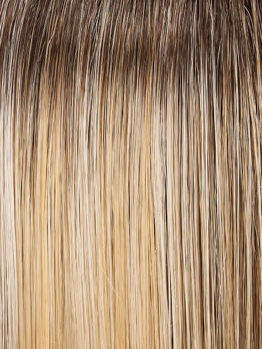 12FS8 SHADED PRALINE | Light Gold Blonde and Pale Natural Blonde Blend, Shaded with Dark Brown