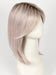 PASTEL-ROSE-SHADED | Pearl Platinum, Silver White and Pastel Pink blend with dark shaded roots