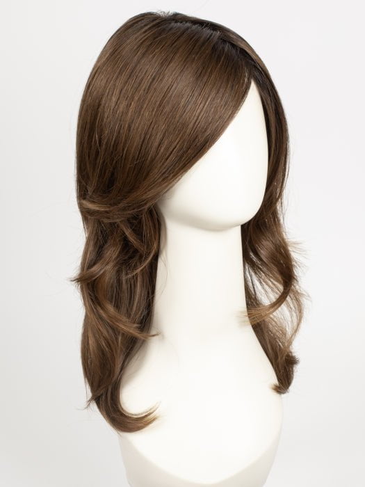 CHOCOLATE ROOTED 830.9 | Medium Brown, Light Auburn and Medium Warm Brown Blend with Shaded Rooted