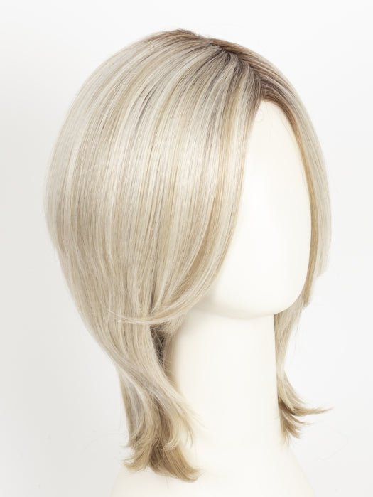 MILKY-OPAL | A Blend of Creamy Blonde and White Blonde Rooted with Warm Brown