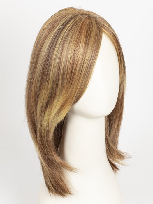 SUNSET BLONDE | Warm Blonde Base with Light Gold Blonde Highlights and Light Auburn