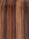 FS6/30/27 TOFFEE TRUFFLE | Brown, Medium Red-Gold, Medium Red-Gold Blonde Blend with Medium Gold Blonde Bold Highlights