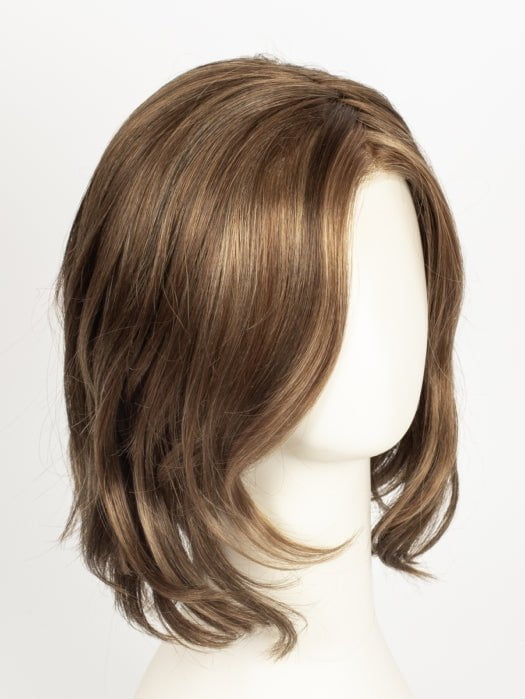 TOBACCO LIGHTED 830.20.9 | Medium Brown Blended with Light Auburn, Light Strawberry Blonde, and Medium Warm Brown with Highlights throughout and concentrated in the front