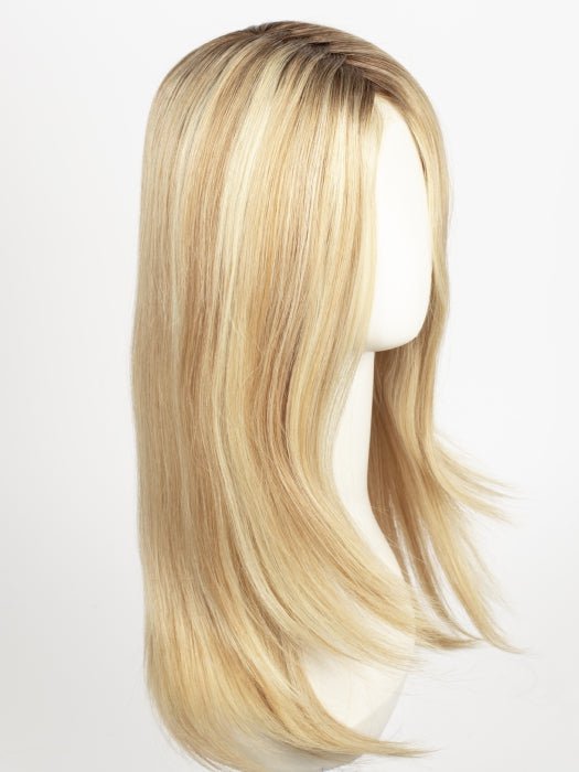 SS14/88H SHADED GOLDEN WHEAT | Dark Blonde Evenly Blended with Pale Blonde Highlights and Dark Roots