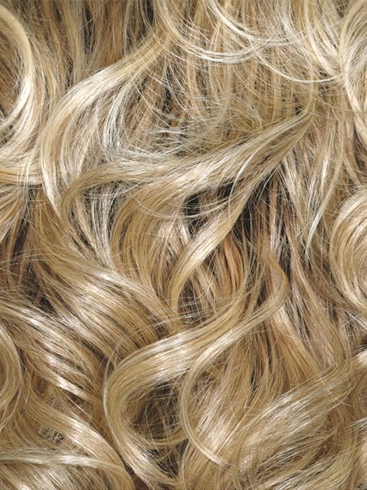 BIEGE LINEN BLONDE R | Neutral Beige Blonde mixed with Medium and Dark Blonde, Highlighted using Ash Blonde with Medium Brown Root color