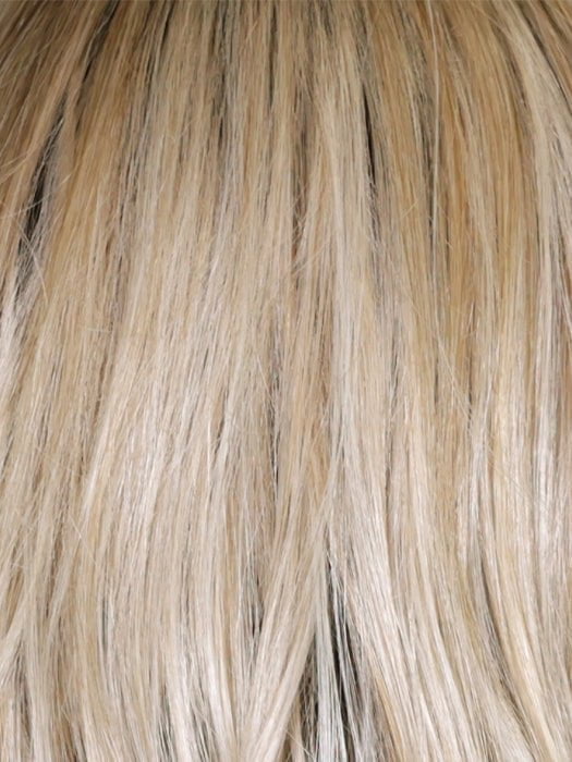 CRUSHED ALMOND BLONDE R | A soft Neutral Light Blonde with a Light and Medium Blended Root Color.