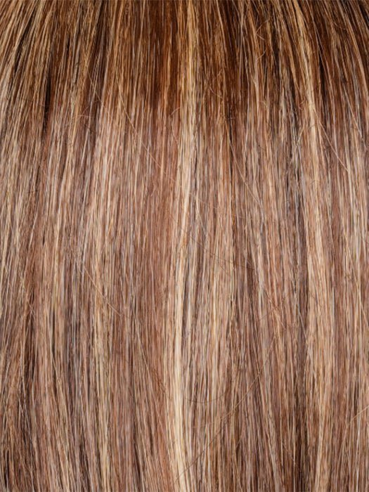 CARAMEL SWIRL | A blend of Warm Caramel, Chocolate Brown, Honey-Toned Blonde with Brown Roots