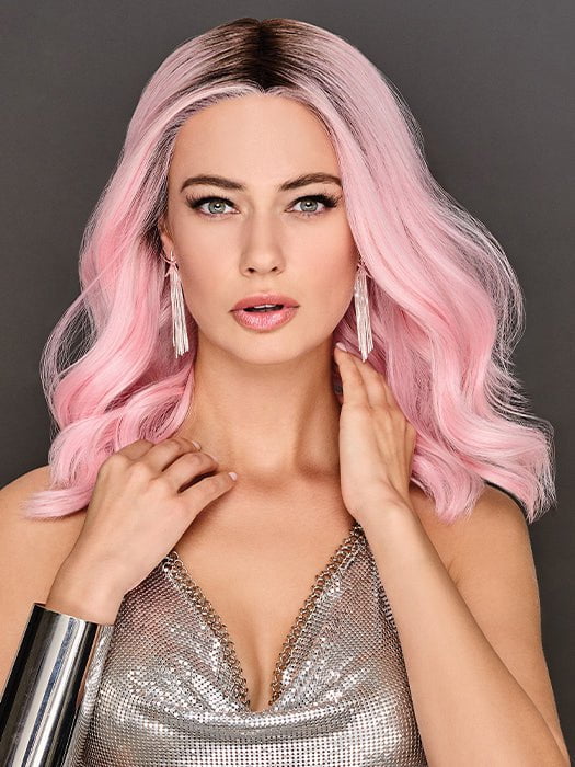 HOW PINK IT IS by Hairdo in PINK | A sweet Cherry Blossom shade with a dramatic Dark Root