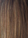 ALMOND SPICE R | Rooted Dark Brown with Medium Brown Base with Honey and Platinum Blonde Highlights