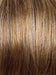 SPARKLING MOCHA R | Neutral Dark-Brown Base featuring Silvery White and Golden Blond Highlights