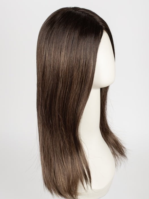 MARBLE-BROWN-LR | Dark Brown Long Roots with Medium Brown and Light Honey Brown