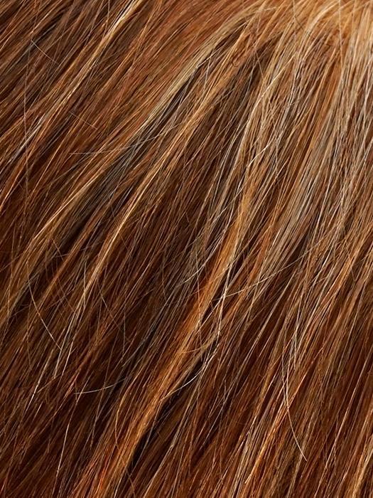 FS27 | Medium Red-Gold Brown and Light Red-Gold Blonde Blend with Light Red-Gold Blonde Bold Highlights