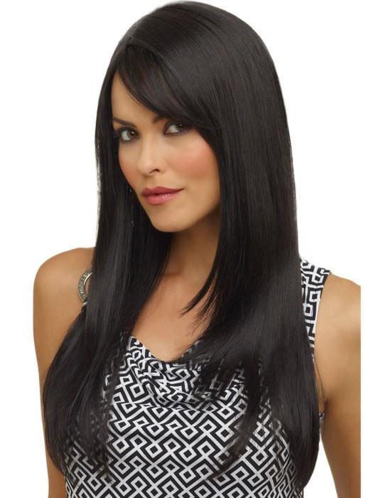 Envy Wigs McKenzie Wig : Monofilament Part | Color BLACK