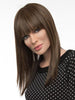 TARYN by Envy Wigs in 10 MEDIUM BROWN | Medium Brown Wig with natural highlights