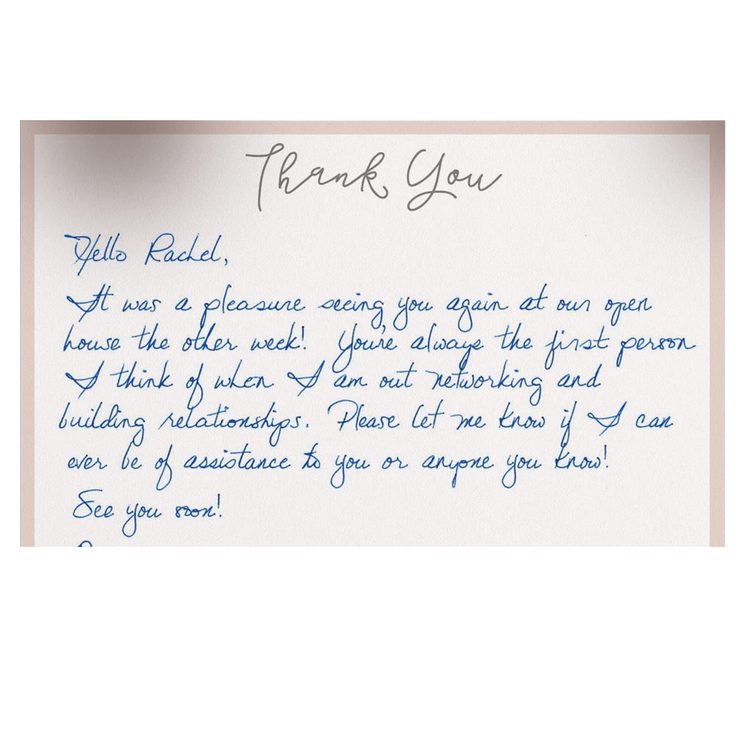 Handwritten note