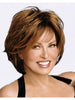 Color R3329S = Glazed Auburn: Rich Dark Reddish Brown w/pale Peach Blonde Highlights | Lighten Up by Raquel Welch