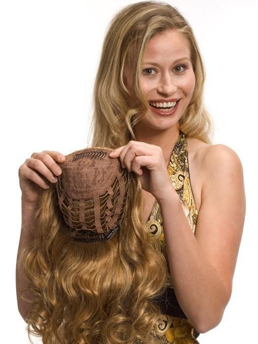 3/4 blonde human hair wig best sale